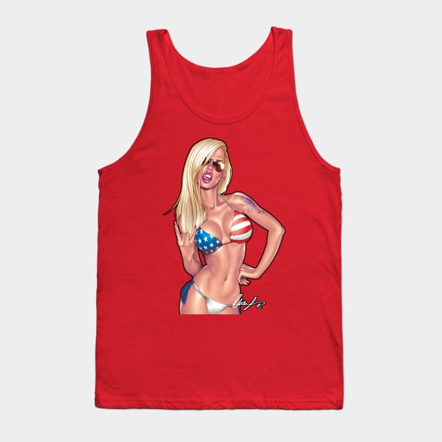 USA you Rock! Tank Top by Eliaschatzoudis